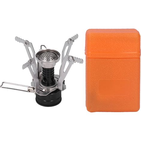 Réchaud de randonnée pliable léger, résistant aux hautes températures, réglable pour camping et randonnée