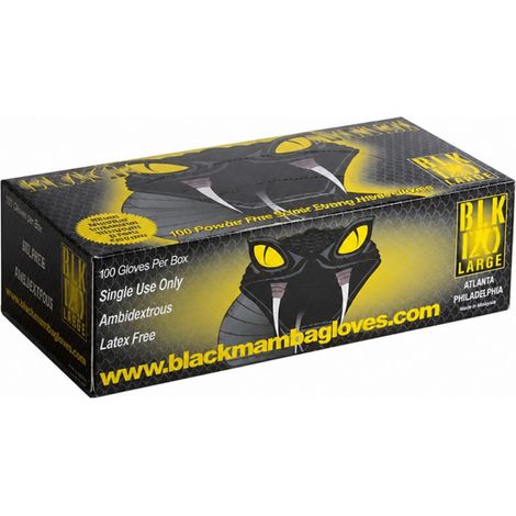 Box mit 100 BlackMamba-Handschuhen Größe L (1/2)