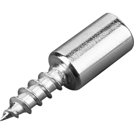 100Pcs Taquet Etagere a Visser 7.5mm, Taquet Etagere 7mm,Taquets pour Etagères avec Coque Antidérapante,Livré avec Mini Tournevis à Manche Court pour Fixation Etagere,Meubles,Placard (1/3)