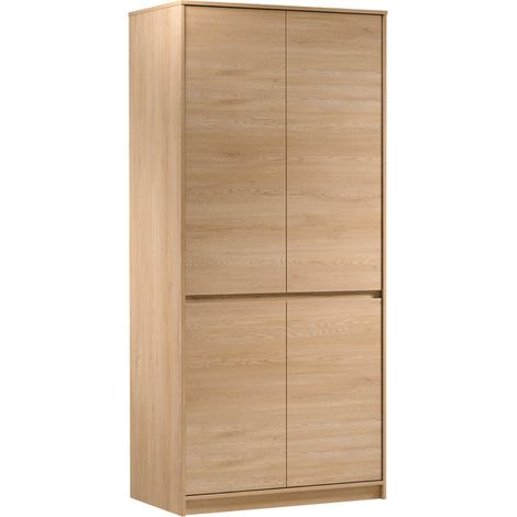 Schrank Beck mit 4 Türen, Holzoptik, 197.6cm (1/5)