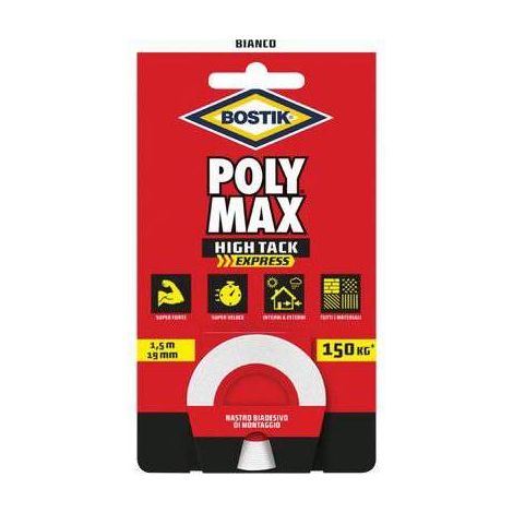 BOSTIK POLYMAX HIGH TACK NASTRO BIADESIVO