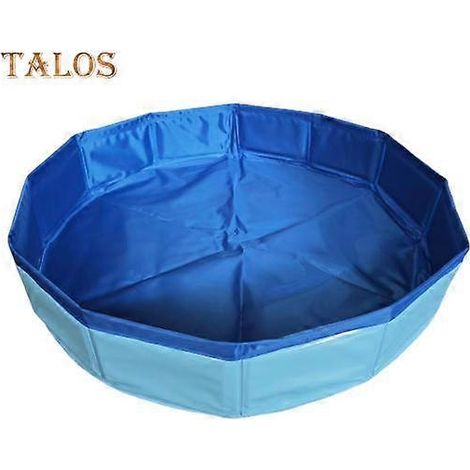 Bac à sable pliable en PVC, carré, pour enfants et animaux de compagnie. Jouet de plage portable, baignoire pour animaux renforcée. (1/5)