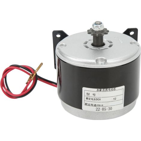 Moteur électrique brossé haute vitesse, moteur DC à aimant permanent 12V 2750 tr/min pour contrôle de vitesse de trottinette électrique, usage professionnel