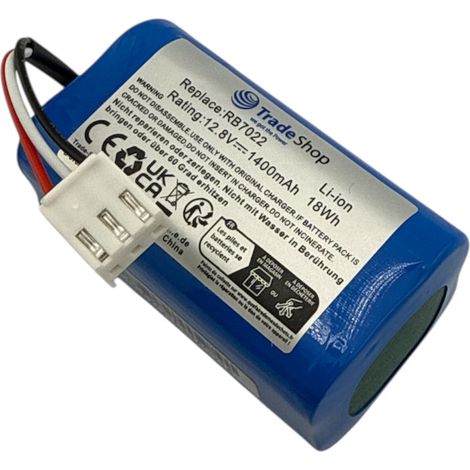 Trade-Shop Li-Ion Akku 12,8V / 1400mAh für Philips FC 8603, FC 8700, FC 8705, FC 8710, Compact FC 8710, SmartPro Compact Saugroboter (1/4)