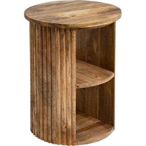 Table de chevet en bois de manguier Maëva (1/5)