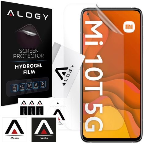 Pellicola in idrogel per la protezione dello schermo del telefono Xiaomi Mi 10T, pellicola in idrogel Alogy (1/4)
