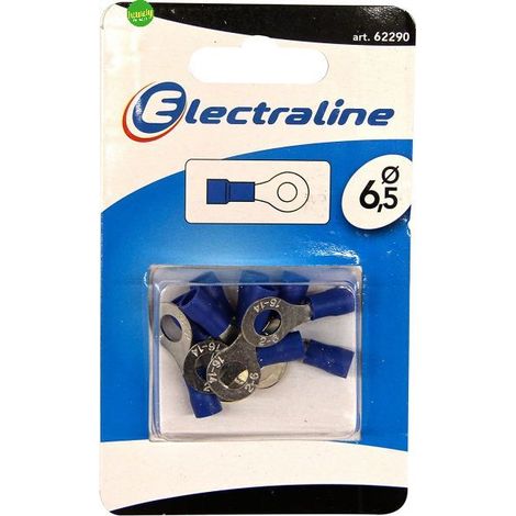 Capicorda Electraline occhiello 6,5mm 10pz blu