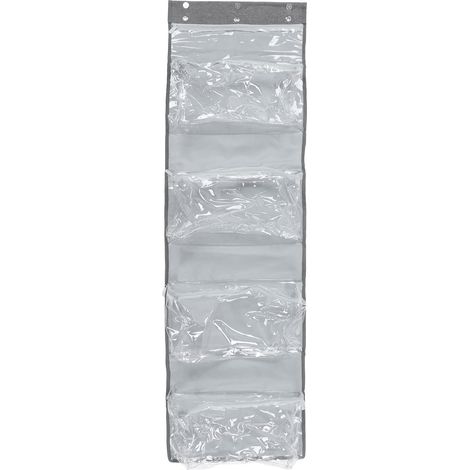 Rangement suspendu pour laine [Marque] [Modèle] Grande capacité transparent pliable tissu Oxford crochet tricot organisateur (1/4)