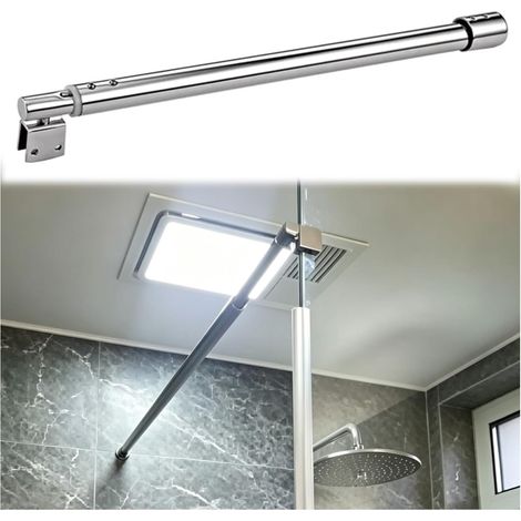 Barre de support pour paroi douche en verre 0,3 à 0,5 pouce (1/5)
