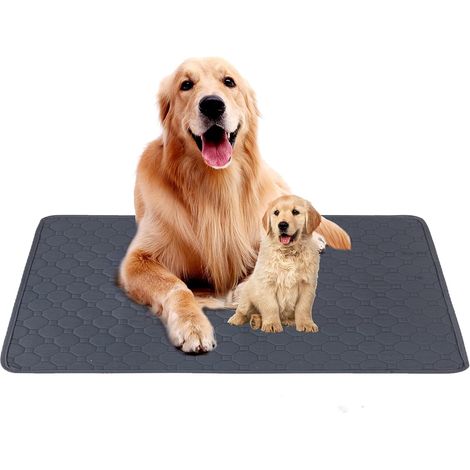 Tapis d'apprentissage lavables et réutilisables pour chiens, tapis d'apprentissage antidérapants et imperméables pour chiens, tapis d'apprentissage pour chiots, tapis de mise bas pour chiens et chats 