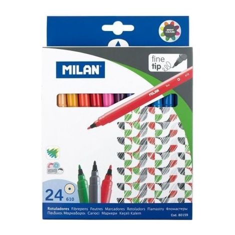 ROTULADOR  MILAN 610 ESTUCHE DE 24 - Pack de 6 unidades