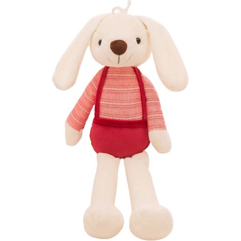 Lapin en peluche de 40 cm, adorable et tout doux, accessoire pour la maison (1/4)