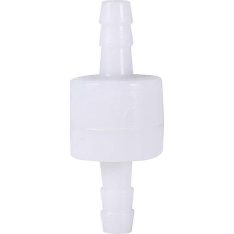Clapet anti-retour en plastique, clapet anti-retour unidirectionnel 6 mm, raccord cannelé pour carburant, gaz, air et liquide, valve en ligne 4 mm / 6 mm / 8 mm / 12 mm (1/5)