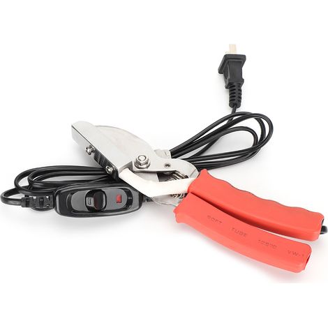Pince chauffante électrique pour coupe queue porcelets moutons 220V prise EU (1/5)