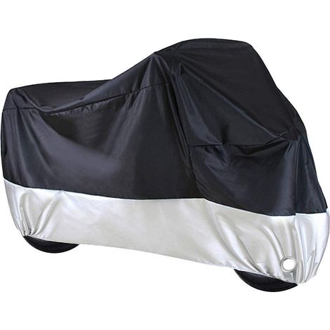 Motorradabdeckung XXL wasserdicht, winterfest, 210D Stoff, Outdoor/Indoor Schutzhülle (1/4)