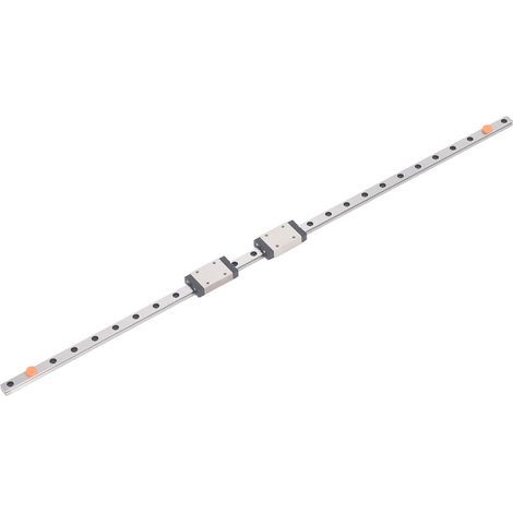 MGN7H Miniatur-Linearführungsschienen-Lagergleitsatz mit 2 Gleitblöcken für 3D-Drucker und CNC-Teile, 400 mm / 15,75 Zoll (1/5)
