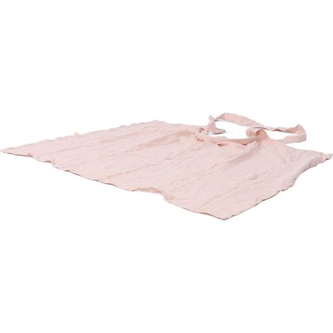 Couverture d'allaitement en coton respirant double épaisseur, châle d'allaitement, poncho d'allaitement rose pour bébé (1/5)