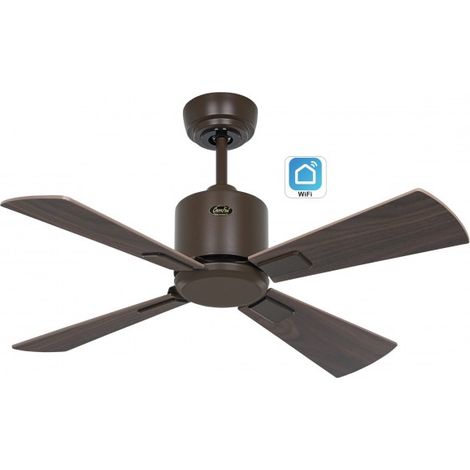 Ventilateur de plafond CasaFan 949011W ECO NEO III 92cm Noyer Cerisier Avec WiFi (1/4)