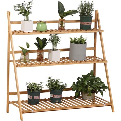 Étagère à plantes de haute qualité, fabriquée avec des matériaux durables pour une utilisation longue durée. Ce modèle est parfait pour organiser et exposer vos plantes d'intérieur et d'extérieur, ... (1/5)