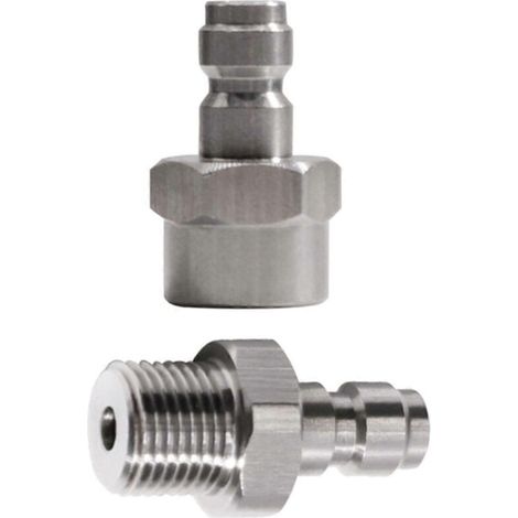 Filetage femelle M11x1 et filetage extérieur pour adaptateur de dioxyde de carbone (argent) (1/5)