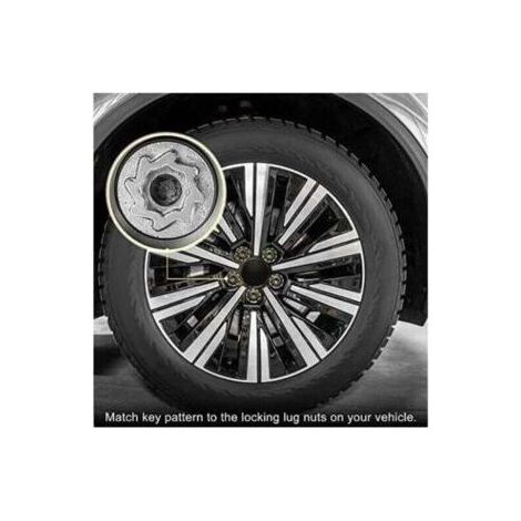 Clés démontage écrou antivol VW 524pcs - Compatible Touareg/Magotan/Tiguan/Phaeton - Précises et robustes - Réparation voiture - Mécaniciens et propriétaires VW (1/4)