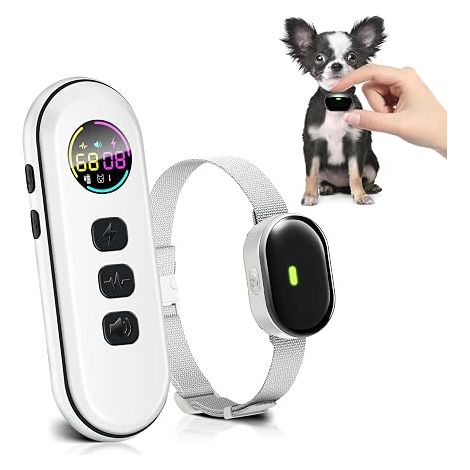 Collare per l'addestramento per cani piccoli e medi, bianco (1/5)