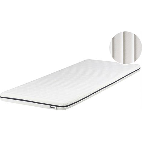 Colchón de espuma blanco funda extraíble con cremallera 80 x 200 cm Precious (1/5)