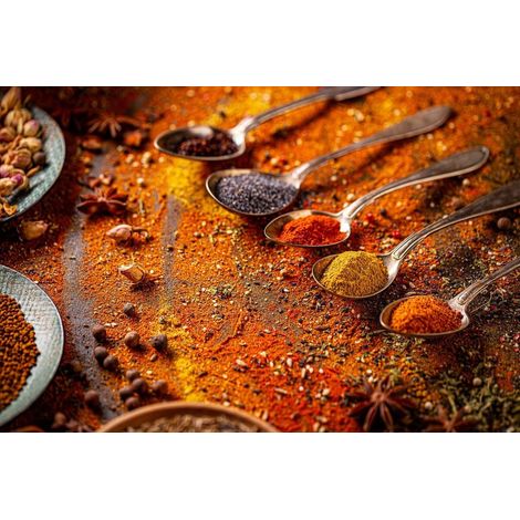 Tableau sur toile épices 30x45 cm - Impression sur Toile Murale Décorative - Image imprimée en HD sur Toile - Toile sur Châssis en Bois FSC - Fabriqué en France (1/5)
