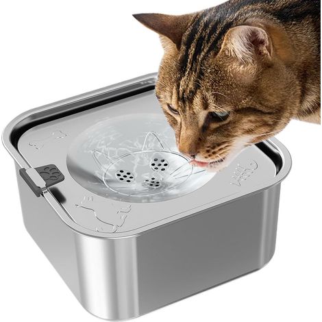 Gamelle D'Eau Anti-Glouton Pour Chien Distributeur Flottant Distributeur De Bol À Eau Pour Chien Boire Intérieur/Extérieur//Voiture/Cage/Maison (1/5)