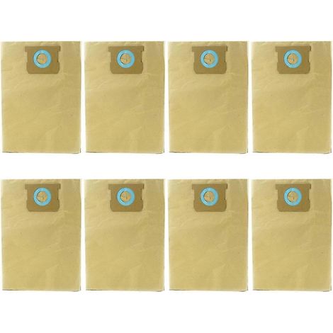 Lot de 8 sacs de rechange pour aspirateur eau et poussière Dewalt DXVA19-4101 - Accessoires et sacs à poussière (1/5)