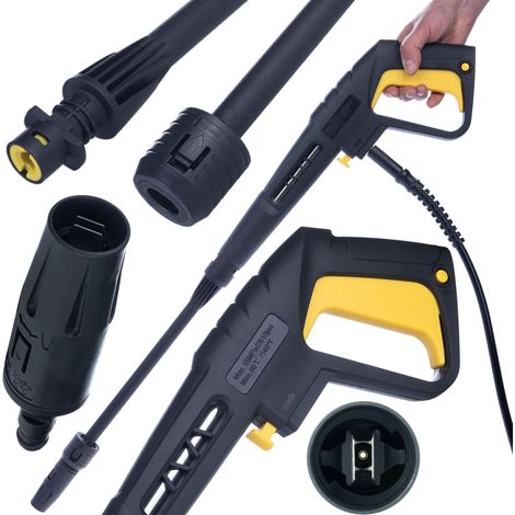 Pistola de Repuesto con Boquilla Vario – 150 Bar Click Connect Compatible con Hidrolimpiadora Kärcher K2-K7 (1/5)