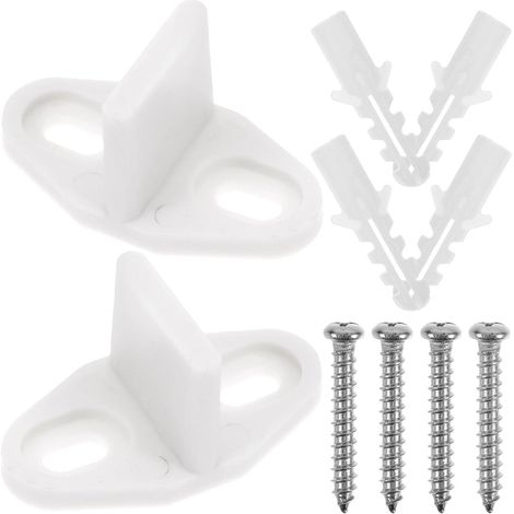 lot de 2 guide de sol pour porte de grange coulissante, POM (1/5)