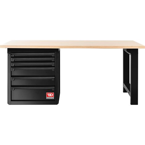 Facom RWS Werkbank 2m + Edelstahlplatte (1/3)
