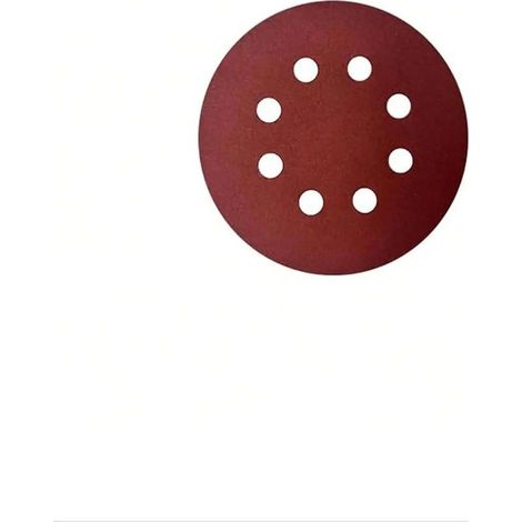 10/30/50 pièces 8 trous 125mm papier de verre travail du bois disque de meulage en métal outil abrasif 60 80 220 320 disques de ponçage grain(320G,10PCS) (1/5)