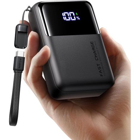 Batterie Externe pour Ordinateur Portable,Petit 100W 25000mAh Haute Capacité Power Bank, USB-C Batterie Portable Charge Rapide