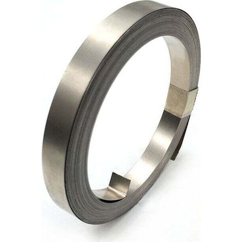 10 m Lötband aus reinem Nickel für Batterien, 8 x 0,15 mm - Crezuo