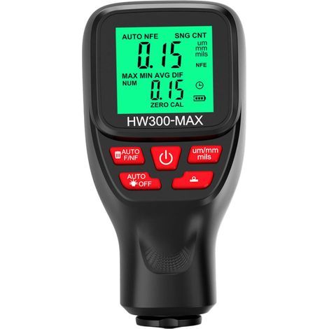 Digital Coating Thickness Gauge for Cars: Accurate and Portable Measurement with Backlit LCD Screen - Tool for Quick and Reliable Inspection (1/5)