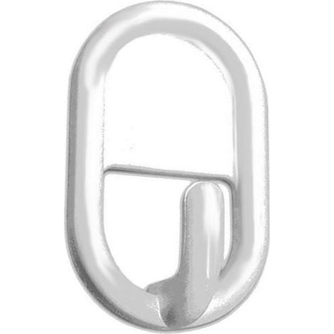 GANCIO ADESIVO OVALE """ONE PRICE""" MAURER - CF. BLISTER 2PZ