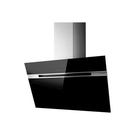 Elica PRF0100991 STRIPE BL-A-90-LX - Cappa a parete aspirante 90 cm, 757 m³-h, Classe B, 65 dB, Controllo touch, 4 velocita' (3 + intensiva), Doppia aspirazione (inferiore e frontale), Illuminazione L