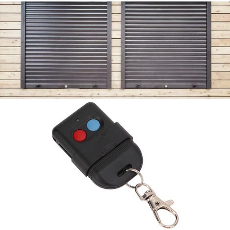 Drahtlose Fernbedienung mit Schlüsselanhänger für Zutrittskontrolle/einziehbares Tor/LED-Beleuchtung (rote und blaue Tasten) (mit integrierter Batterie) (1/5)