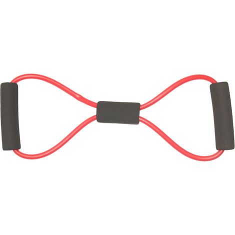 Bandes élastiques pour exercices en forme de 8 - Entraînement des bras, des épaules et du dos - Corde élastique - Outil de fitness léger pour femmes - Orange (1/4)