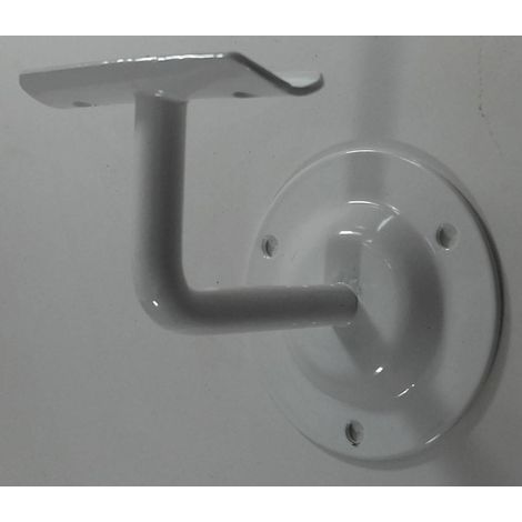 Support métal pour main courante ronde diam. 42 mm Blanc (1/3)