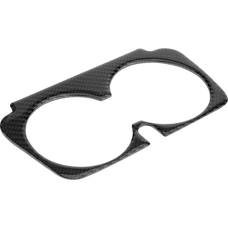 Autocollant garniture en fibre de carbone pour porte-gobelet Mercedes Classe C W205 C180 GLC, style classique (1/5)