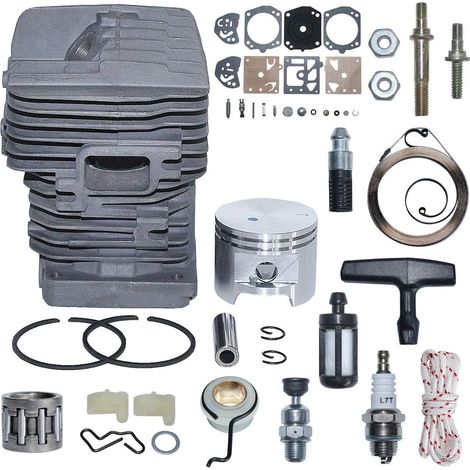 Kit piston cylindre 47 mm pour Stihl MS310 MS 310 Tronçonneuse Écrous de support Remplacer 1127 020 1218 (1/5)