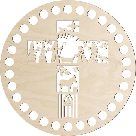 Runde Korbbox-Boden-Häkelanleitung 15 cm DIY-Weihnachtsdekoration (1/5)