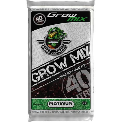 Platinium - Terreau Grow Mix Perlite - 40L -  Spécial Croissance et floraison