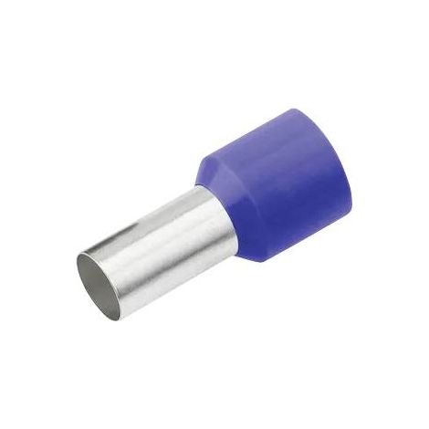 Cimco 187109 Embout simple d'extrémité de câble 0.75 mm² partiellement isolé bleu 100 pc(s)