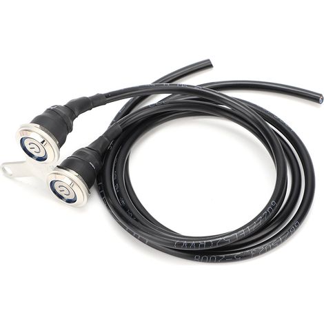 Interrupteur de phare étanche en acier inoxydable double avec témoin lumineux pièces de modification moto (1/5)