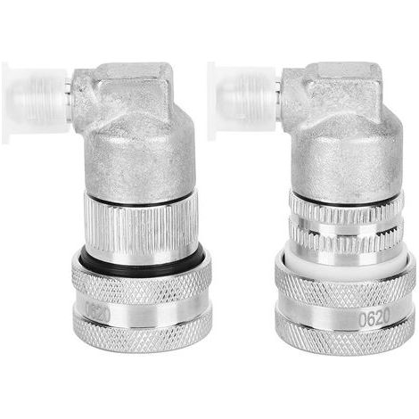 2 Pièces Connecteur Rapide pour Fût, Adaptateur à Bille en Acier Inoxydable MFL 1/4 de Pouce (1/5)