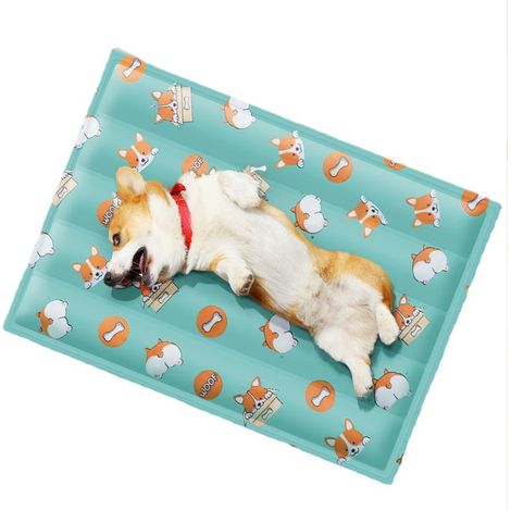 1 Tapis rafraîchissant,gel non toxique,sans réfrigération,imperméable,pour chien et chat,intérieur et extérieur (1/5)